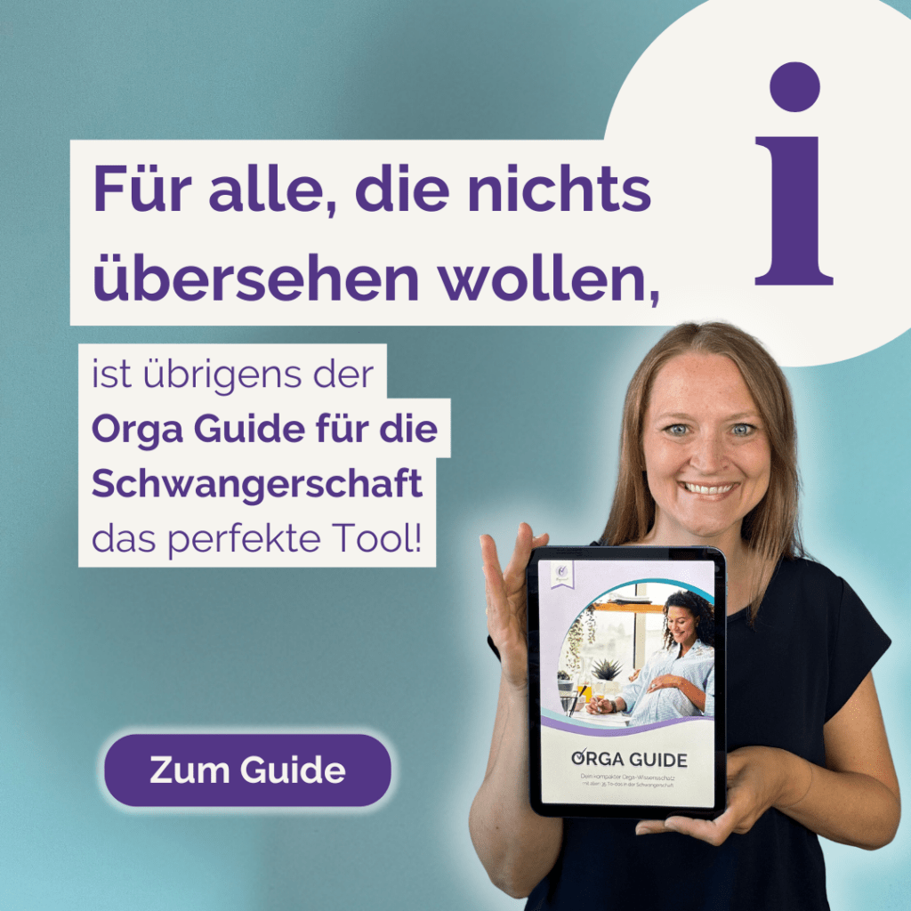 5 Fehler, die Schwangere bei der ihren Orga-Themen machen - Orgamami Orga Guide